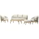 Set de muebles para jardín ideal para 5 personas CRAZY