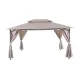 Pérgola Gazebo Oxis 300x400cm Taupe Naterial - IMCESA