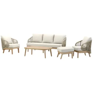 Set de muebles para jardín ideal para 5 personas CRAZY