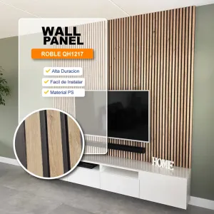 Wall panel roble black QH1217