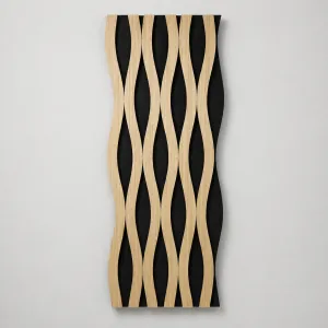 Panel Acústico Decorativo - Modelo Trama ACU-3 - Acabado Madera