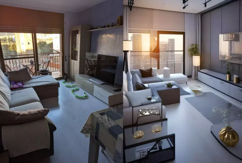 Reflejos de estilo: Explorando la elegancia en diseño de interiores