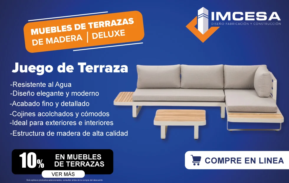 Muebles de terraza en madera Muebles de terraza en madera