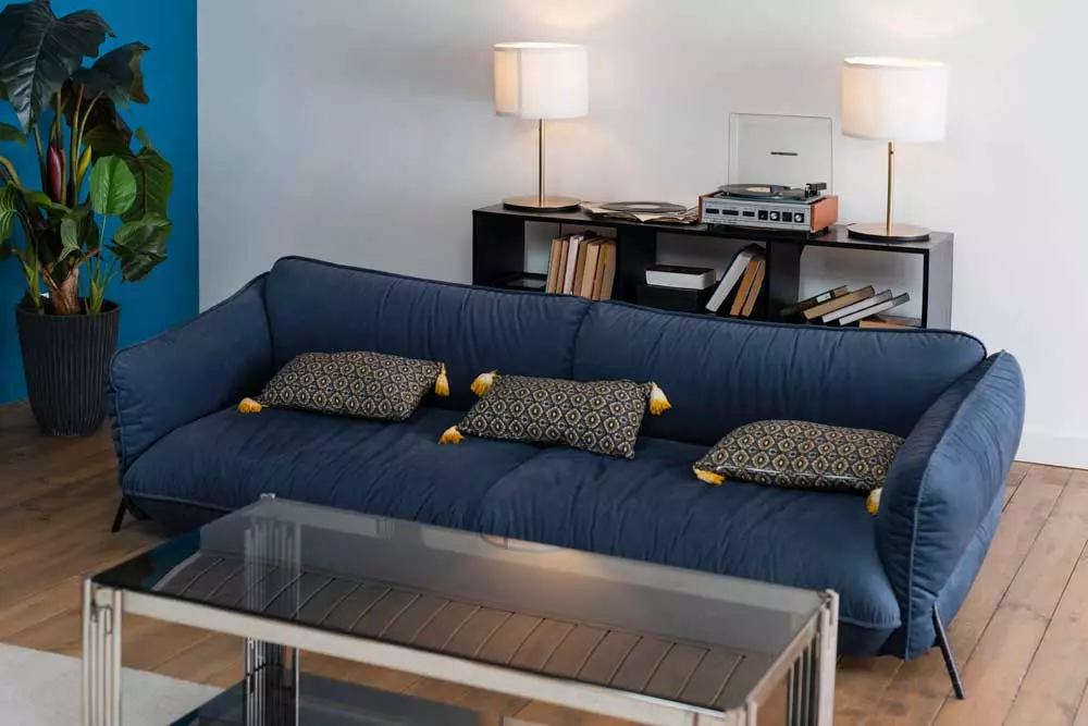 Los mejores materiales para sofas seccionales