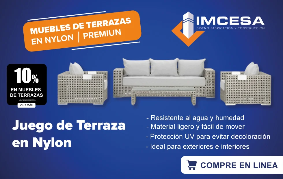 Muebles para terraza en nylon Muebles para terraza en nylon