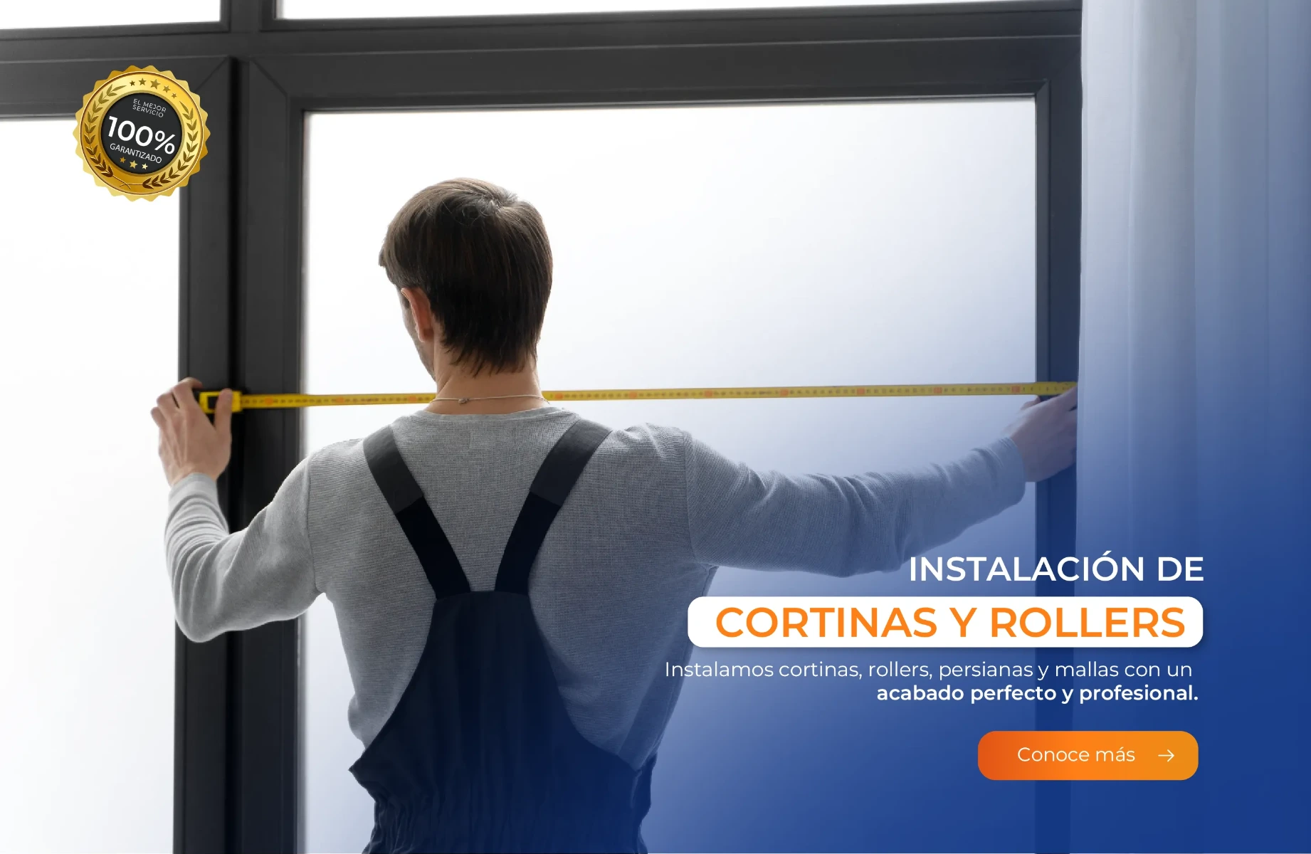 Servicio instalacion cortinas