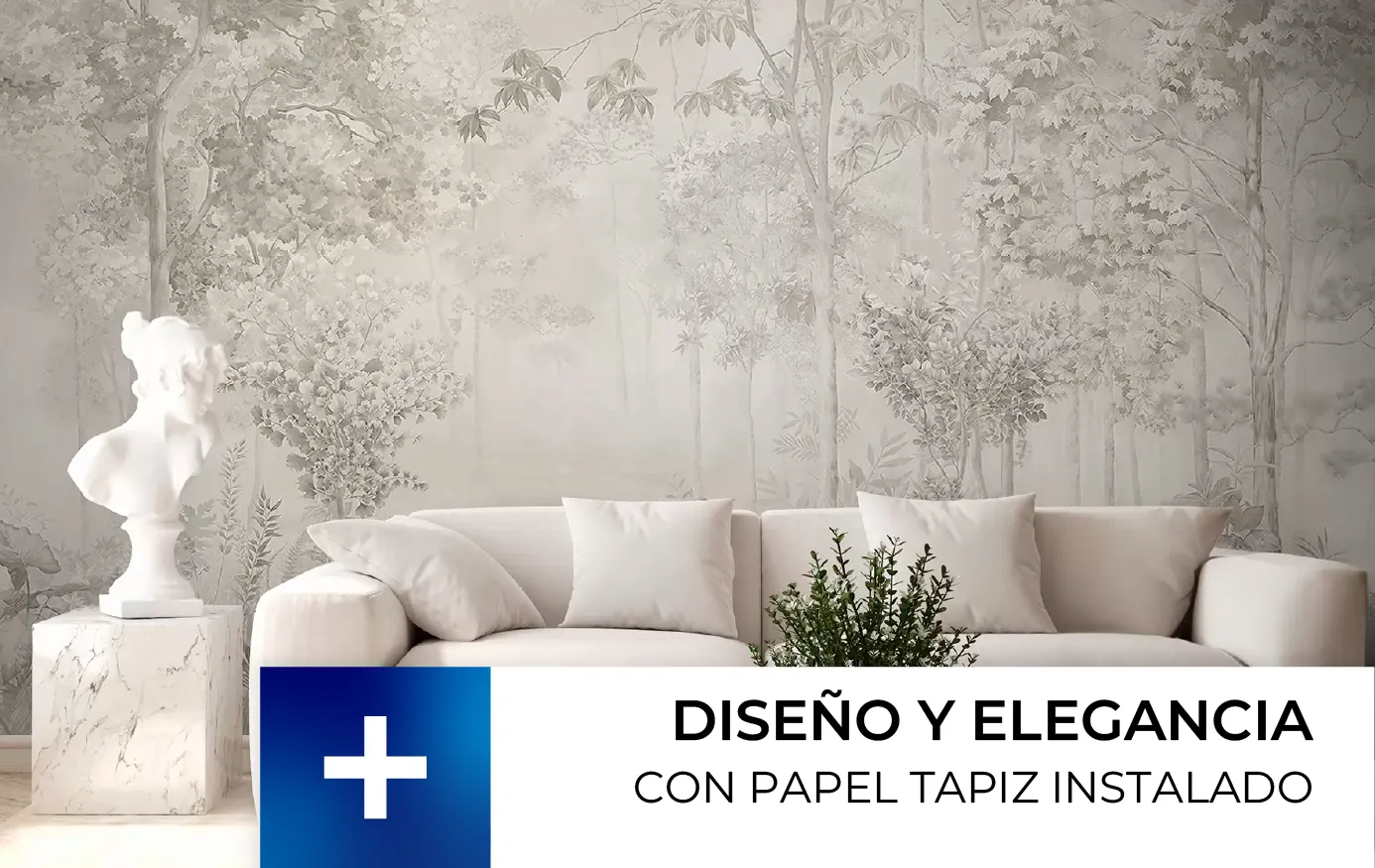 Instalacion papel tapiz decorativo