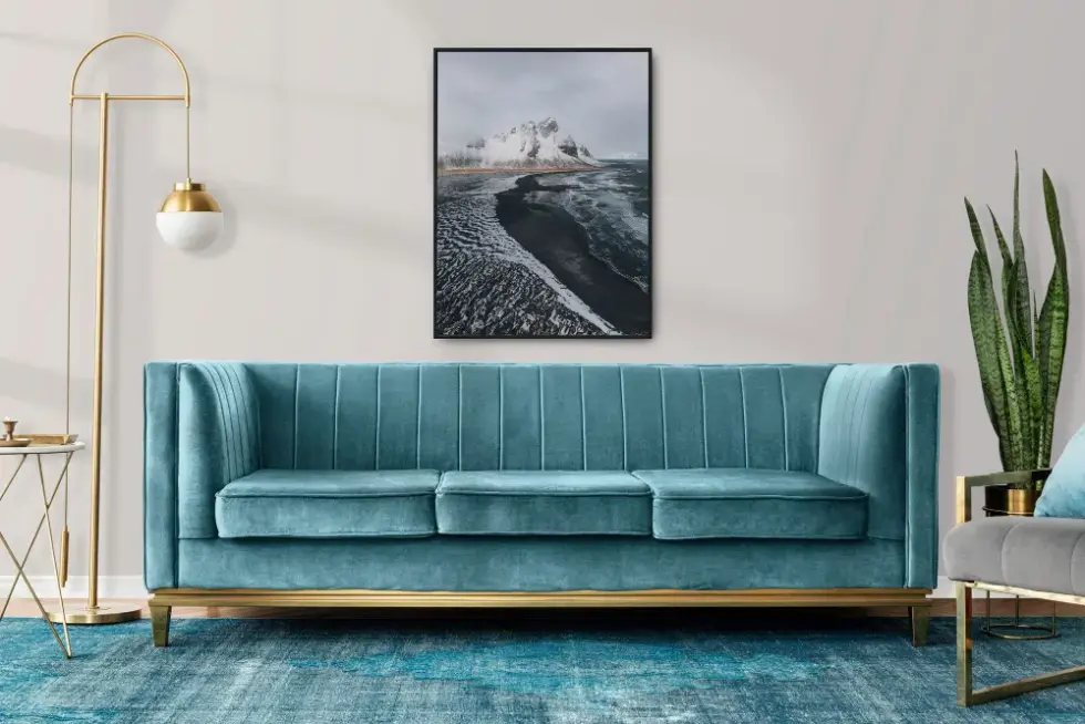 Los sofas mas modernos terciopelo vintage