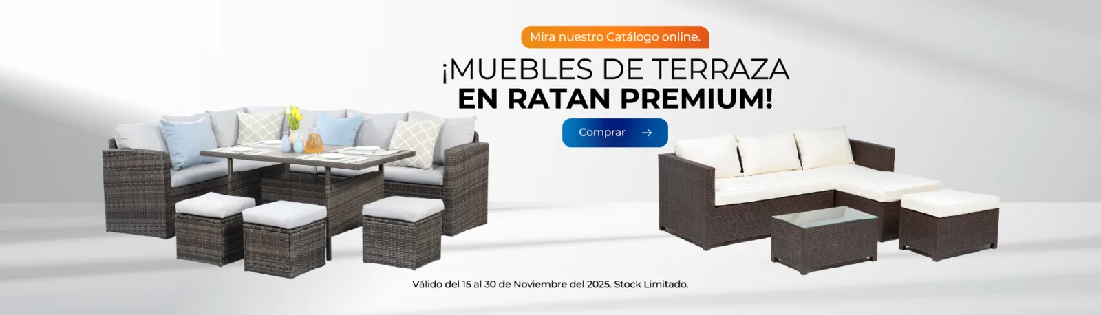 Muebles terrazas promocion lima