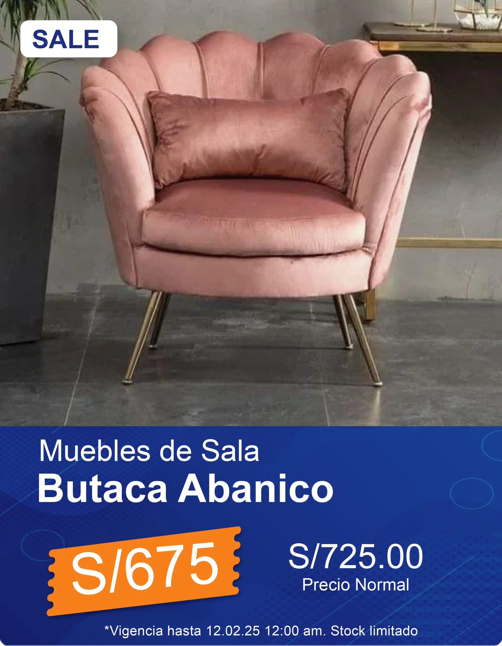 Butaca abanico Butaca abanico