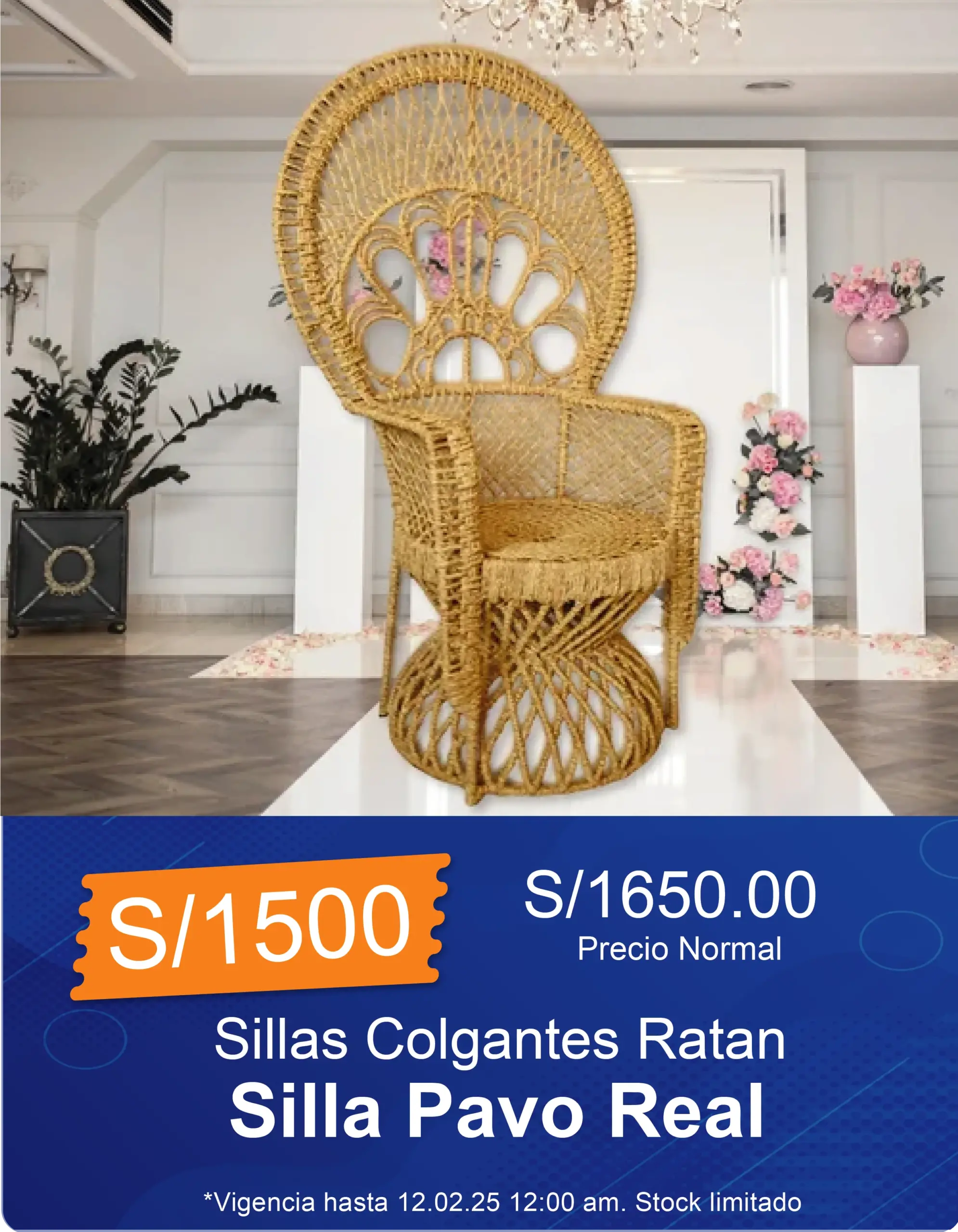 Silla pavo real Silla pavo real