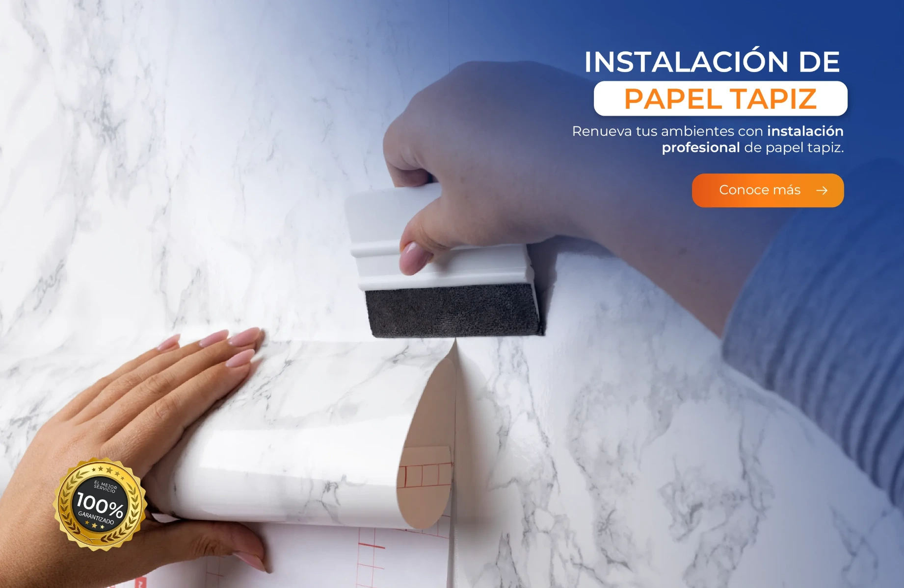 Servicion instalacion papel tapiz
