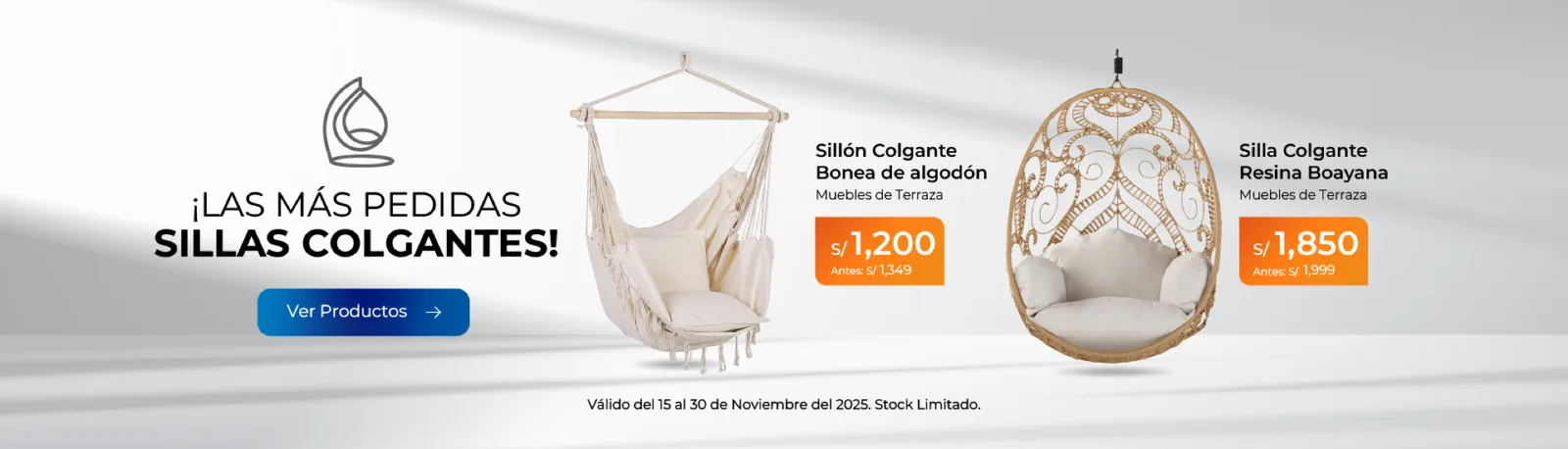 Sillon colgante promocion imcesa